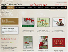 Tablet Screenshot of legalchristmascards.net